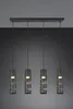 Suspension STREAM noire 4xGU10x10W en métal, dimensions : Voir les images du produit 3