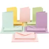 Creativ Company Karten und Umschläge Pastellfarben 50 Sets Produktbild-Vorschau 1
