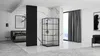 Rea Duschkabine Concept 80X100 Black + Duschtasse Savoy Produktbild-Vorschau 2
