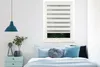 Fensterrollo Doppelrollo Klemmfix ohne Bohren mit Seitenzug Produktbild-Vorschau 8