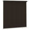 Roleta zewnętrzna vidaXL 220 x 230 cm, brązowa, HDPE Podgląd zdjęcia produktu 7
