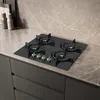 Siemens EP6A6PI10 hob Black Built-in Gas 4 zone s Anteprima dell’immagine prodotto 8
