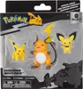 A product shot of a Pokemon Evolution Multi-Pack featuring Pichu, Pikachu, and Raichu figures in their packaging. Anteprima dell’immagine prodotto