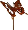 Rostikal Schmetterling Gartenstecker 52 cm Frühlingsdeko Produktbild-Vorschau 1