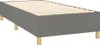 Boxspringbett mit Matratze & LED Dunkelgrau 90x200 cm Stoff Produktbild-Vorschau 5