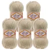 5 x 100g Strickgarn ALIZE Baby Best uni Babywolle Wolle Produktbild-Vorschau 1
