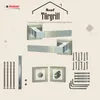 DOMINO Türgriff Drückergarnitur WC - Badezimmer Set | mit Produktbild-Vorschau 9