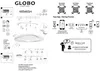 Globo Lighting|Deckenleuchte Metall weiß, LED Produktbild-Vorschau 23