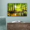Wanddeko 30x20 cm - Wald - Landschaft - Grün - Natur, Produktbild-Vorschau 4