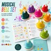 THE TWIDDLERS Glokenspel voor kinderen, 8 tafelglokken in Productafbeelding-voorbeeld 4