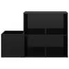 Flur-Schuhschrank Hochglanz-Schwarz 105x35,5x70cm Produktbild-Vorschau 5