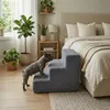 Komvortowy | Haustiertreppe | DUNKELGRAU | Cord | 3 Stufen Produktbild-Vorschau 9