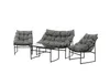 Venture Design, Gartenmöbel-Sets, Tina, Schwarz Produktbild-Vorschau 5