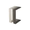DECORTIE Muju Moderne Table d'appoint en forme de C, Gris Voir les images du produit 6