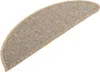 vidaXL Podložky na kroky 15 ks 56x17x3 cm Hnědá půlkruhová Náhled obrázku produktu 3