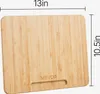 A bamboo cutting board with dimensions indicated. Náhľad obrázku produktu