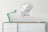 MuchoWow® Textilposter Karte - Barcelona - Stadtplan - Produktbild-Vorschau 3