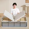 Unterbett-Aufbewahrungsbox - 101×51,5×24 cm - Mit Rollen - Produktbild-Vorschau 3