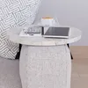 Couchtablett ‘Kuleskyd’ verstellbar Ø34 cm Metallhalterung Produktbild-Vorschau 2