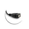 SYSTEM-S 53526040, 0,2 m, USB A, USB A, USB 2.0, Czarny Podgląd zdjęcia produktu 2