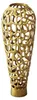 WOHNLING Bodenvase Aluminium 85cm Gold Design Blumenvase Produktbild-Vorschau 1