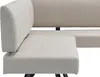 byLIVING Eckbank TORONTO, Bezug in taupe, Gestell in Produktbild-Vorschau 6
