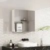 Armoire de salle de bain suspendue avec miroir triple, Voir les images du produit 4