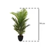 Palmier artificiel 95cm avec pot, Plante artificielle verte Voir les images du produit 5