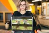 MuchoWow® Laptop Aufkleber Sticker Cover Schaf - Holz - Produktbild-Vorschau 5
