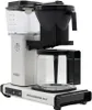A white and black Moccamaster Select coffee maker is shown in a studio setting against a white background. Produktbild-Vorschau