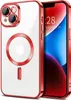 Custodia magnetica trasparente per iPhone 14, compatibile Anteprima dell’immagine prodotto 1