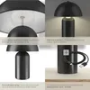 Malá retro stolní lampa Kade, stmívatelná - černá Náhled obrázku produktu 5
