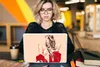 MuchoWow® Laptop Aufkleber Sticker Cover Frau - Porträt - Produktbild-Vorschau 5