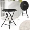COSTWAY Bistrotisch klappbar, Gartentisch mit Tischplatte Produktbild-Vorschau 7