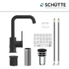 LOS ANGELES Waschtischarmatur, Schwarz matt Produktbild-Vorschau 4