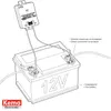 Kemo M202 Bleiakku-Aktivator / Refresher 12 V Produktbild-Vorschau 5