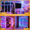 3x2M LED Lichterkette Innen 8 Lichtmodi Lichtervorhang USB Produktbild-Vorschau 6