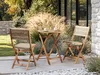 BELIANI Gartentisch Braun aus Akazienholz Klappbar Klein Produktbild-Vorschau 2