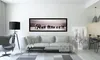 Rám na plakáty 53 x 158 cm Imitace dřeva (MDF) černý Náhled obrázku produktu 5