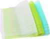 Three rolled-up mats in different colors (white, green, and cyan) with a honeycomb pattern. Produktbild-Vorschau