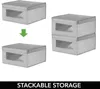 Aufbewahrungsbox stapelbare Stoffbox mDesign Deckel + Produktbild-Vorschau 5