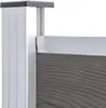 vidaXL Zaunelement WPC 95x186 cm Grau Náhled obrázku produktu 3