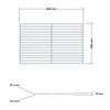 Edelstahl-Grillrost 48x30cm aus Europäischem Produktbild-Vorschau 4
