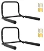 2x WELLGRO Wand Fahrradhalter - Stahl, schwarz, klappbar, Produktbild-Vorschau 1