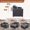 Merax Schlafsofa mit Ausziehfunktion, Verstellbarer Produktbild-Vorschau 7