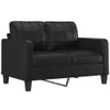 VidaXL 3201338, Schwarz, Schaum, Kunstleder, Metall, Produktbild-Vorschau 4