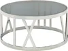 Tavolino FineBuy, nero, vetro e metallo, 60x60x30 cm. Anteprima dell’immagine prodotto 6
