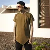 Urban Classics - ASYMETRIC SHAPED Long Tee oliwkowy - L Podgląd zdjęcia produktu 8