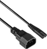 Câble d'alimentation IEC C7 / C14 1,5m AK-PC-15A Voir les images du produit 2