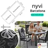 NYVI Gartenstuhl Auflagen Hochlehner 6er Set Barcelona - Produktbild-Vorschau 2
